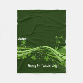 Manta Polar Sta Patricks Day Fleece Lap Blanket para silla de 