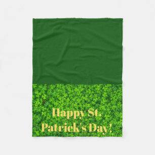 Manta Polar Sta Patricks Day Fleece Lap Blanket para silla de 