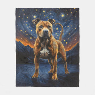 Manta Polar Staffy Dog Artsy