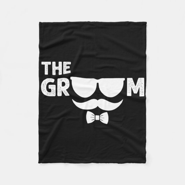 Manta Polar Stag Groomsmen Boda Te (Anverso)