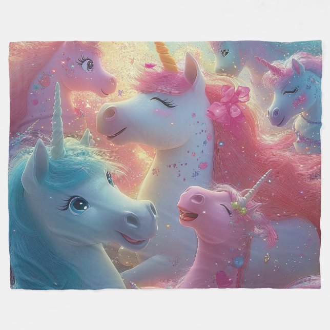 Manta Polar Stardust Unicorn Gala (Frente (Horizontal))