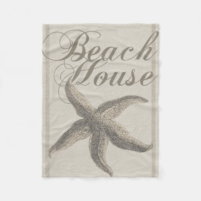 Manta Polar Starfish Beach House Seashore Coastre (Anverso)