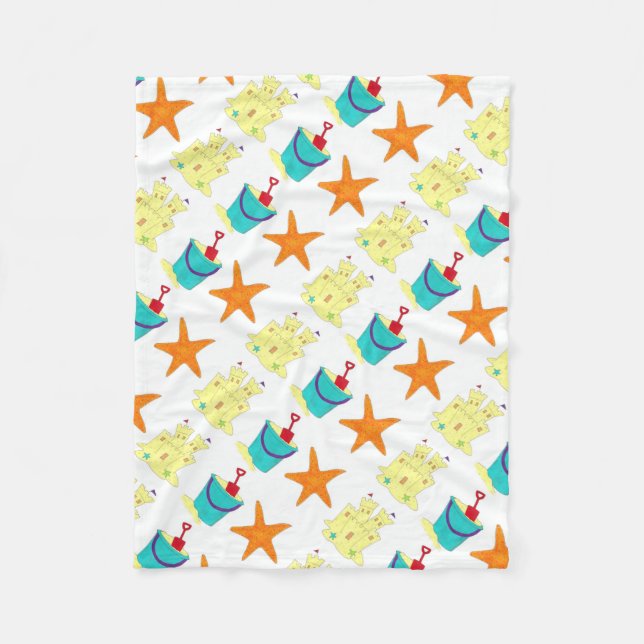 Manta Polar Starfish Sand Toys Castle Bucket Shovel Beach (Anverso)