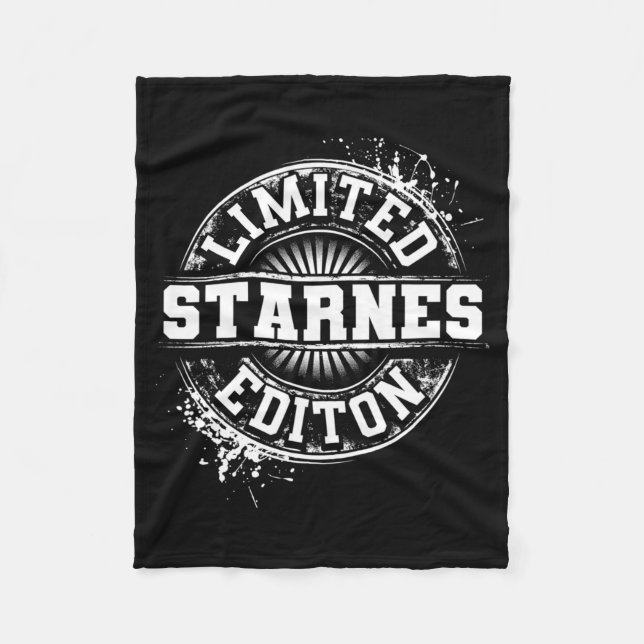 Manta Polar Starnes Funny Surname Family Tree Birthday Gift  (Anverso)