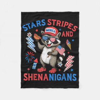 Manta Polar Stars Stripes And Shenanigans Usa Funny Raccoon 4t