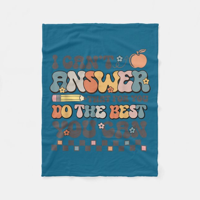 Manta Polar State Testing Day Motivational I Cant Answer That  (Anverso)