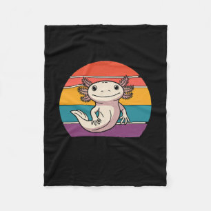 Manta Polar Stay Curious Axolotl Retro Cute Animal Avers