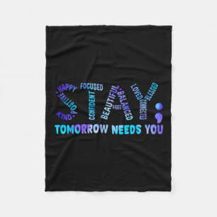 Manta Polar Stay Tomorrow Necesita un premio para la prevenció