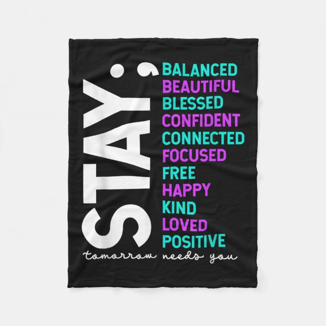 Manta Polar Stay Tomorrow Needs You Suicide Prevention Awarene (Anverso)