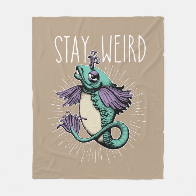 Manta Polar Stay Weird (Anverso)