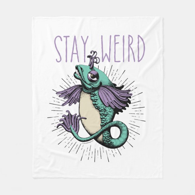 Manta Polar Stay Weird (Anverso)