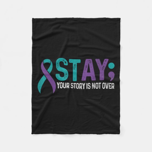 Manta Polar Stay Your Story Is Not Over Suicide Prevention Awa (Anverso)