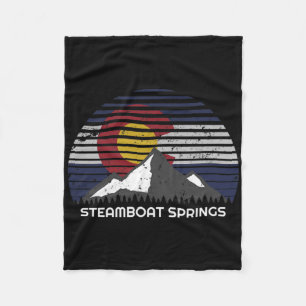 Manta Polar Steamboat Springs Co X Bandera de Colorado