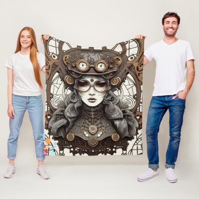 Manta Polar "Steampunk Cinematográfico" (In situ)