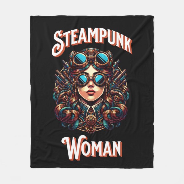 Manta Polar Steampunk Woman (Anverso)