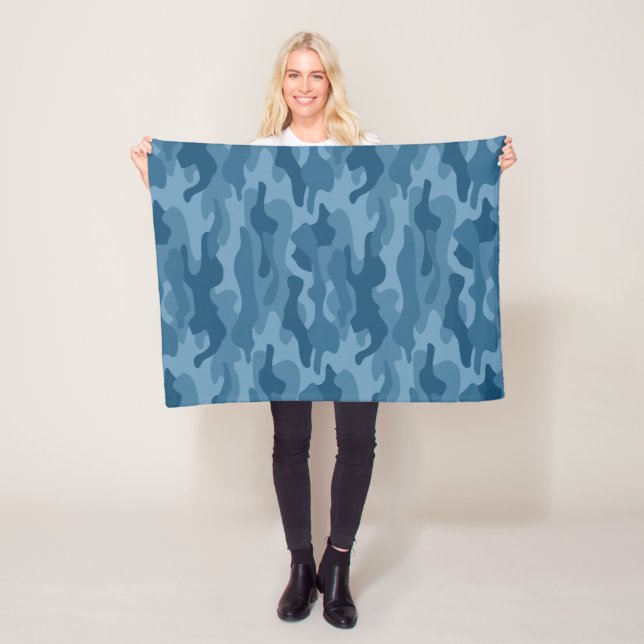 Manta Polar Steel Blue Monocolor Camo (In situ)