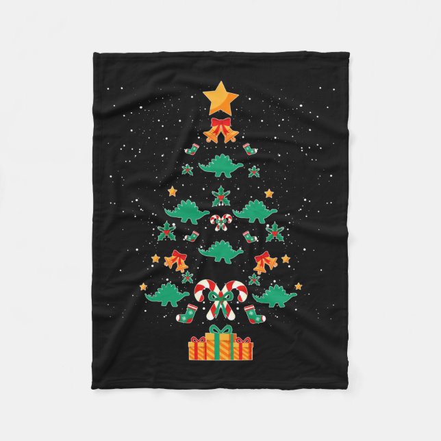 Manta Polar Stegosaurus Dinosaur Christmas Tree Xmas Long Slee (Anverso)