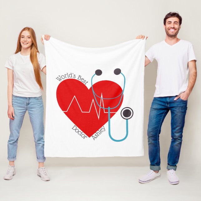 Manta Polar Stethoscope: La mejor enfermera Médica del mundo p (In situ)