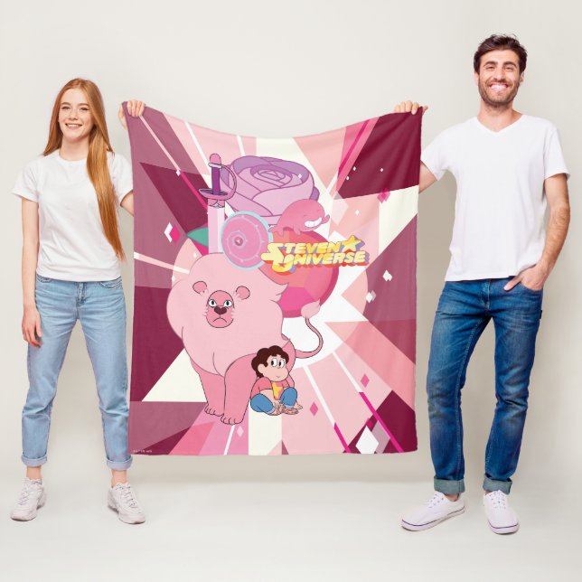 Manta Polar Steven Universe | Legado Rosa Quartz (In situ)
