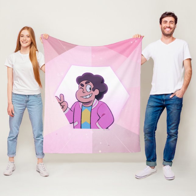 Manta Polar Steven Universe | Retrato de diamante rosa (In situ)