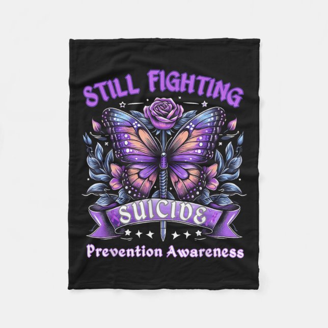 Manta Polar Still Fighting Suicide Prevention Awareness Butter (Anverso)