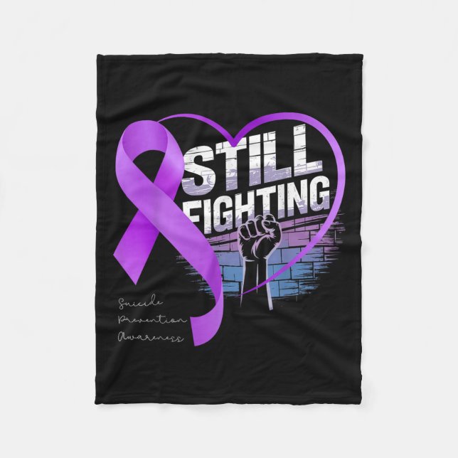 Manta Polar Still Fighting Suicide Prevention Awareness Purple (Anverso)