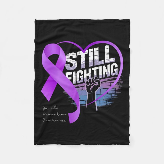 Manta Polar Still Fighting Suicide Prevention Awareness Purple (Anverso)