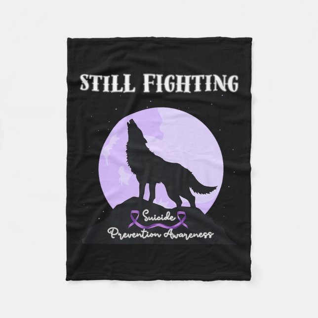 Manta Polar Still Fighting Suicide Prevention Awareness Wolf P (Anverso)