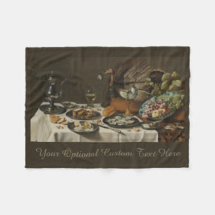 Manta Polar "Still Life With Turkey Pie" personalizado frazada