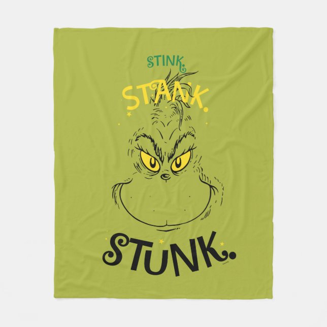 Manta Polar Stink Stank Stunk Mister Grinch Quote (Anverso)