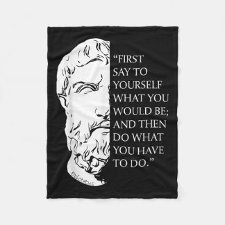 Manta Polar Stoicism Epictetus Filosofía estofilia Cita Visual