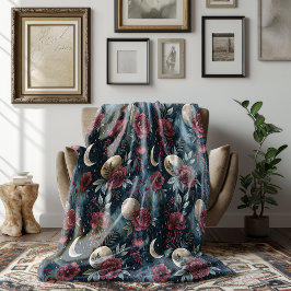 Manta Polar Stormy Burgundy Fall Rosa Dreamscape