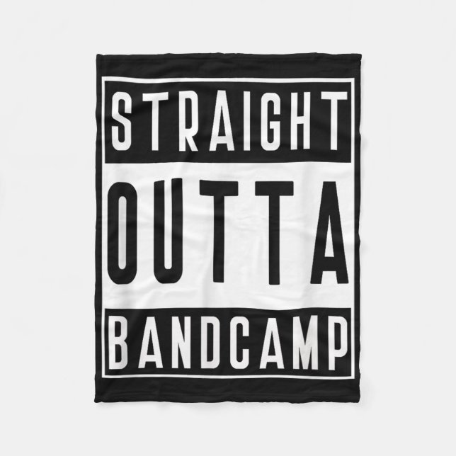 Manta Polar Straight Outta Band Camp Funny Marching Band Tee  (Anverso)