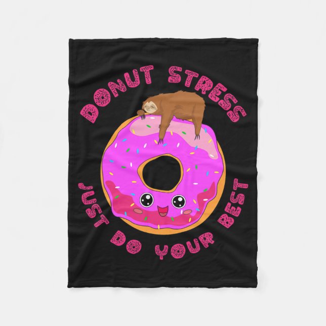 Manta Polar Stress Just Do Your Best Test Day Sloth Design (Anverso)