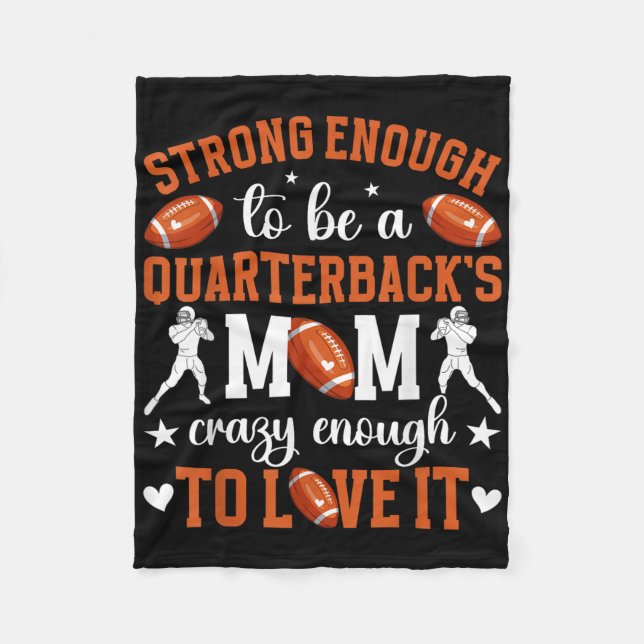 Manta Polar Strong Quarterback Mom Of A Football Quarterback M (Anverso)