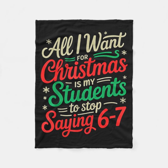 Manta Polar Students Saying 6-7 67 Six Seven Funny Teacher Chr (Anverso)