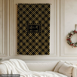 Manta Polar Stylish Monogram Blanket for Bridesmaid Gift