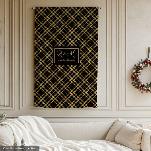 Manta Polar Stylish Monogram Blanket for Bridesmaid Gift (Stylish Monogram Blanket for Bridesmaid Gift)