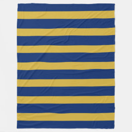 Manta Polar Stylish Navy and Metallic Gold Vertical Striped