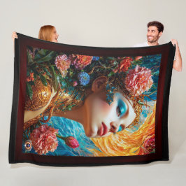 Manta Polar Su floral relata el arte de Xzendor7