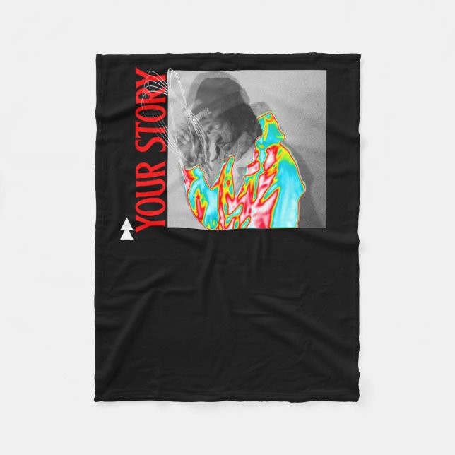 Manta Polar Su Historia Es Concienciación Psicodélica Sobre Sa (Anverso)