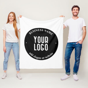 Manta Polar Su logotipo de texto y envío   Blanco y negro edit