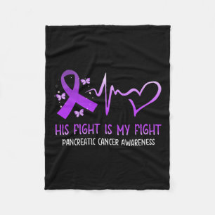 Manta Polar Su Lucha Es Mi Lucha Contra El Cáncer Pancreático 