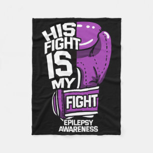 Manta Polar Su lucha es mi lucha epilepsia convulsión neurológ
