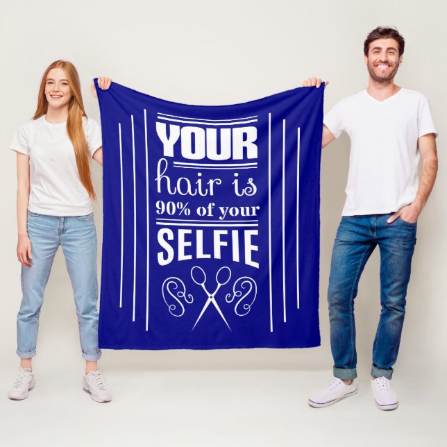 Manta Polar Su pelo es el 90% de su Selfie (In situ)