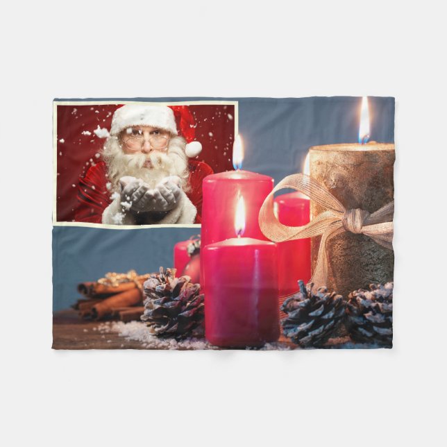 Manta Polar SU personalizado FOTOGRÁFICO Navidades huyen de la (Frente (Horizontal))