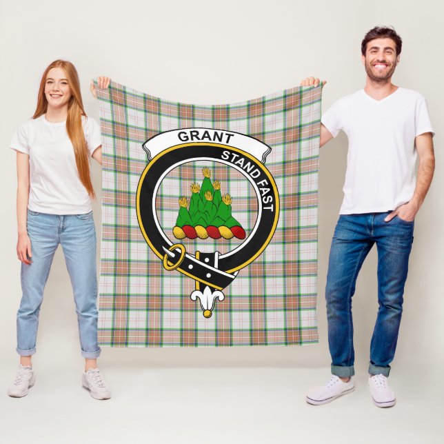 Manta Polar Subvención de Clan de Auchestrecho Tartan Plaid (In situ)