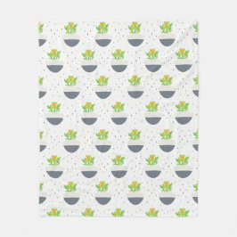 Manta Polar Suculento patrón de mamá de planta de Kalanchoe