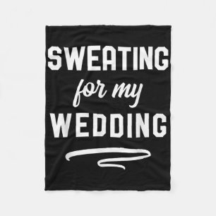 Manta Polar Sudor Para Mi Boda I Graciosa Novia Groom Workou