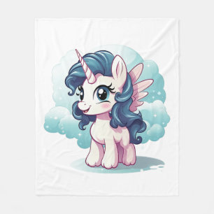 Manta Polar 🌈 "Sueños Encantados" Unicornio Funda 🦄